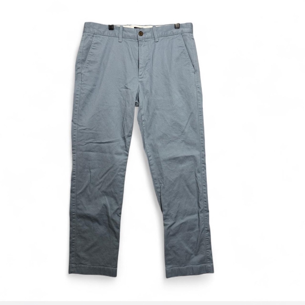 J. Crew Men's 31x30 Light Blue Flex Straight Chino Pants Work Casual Preppy